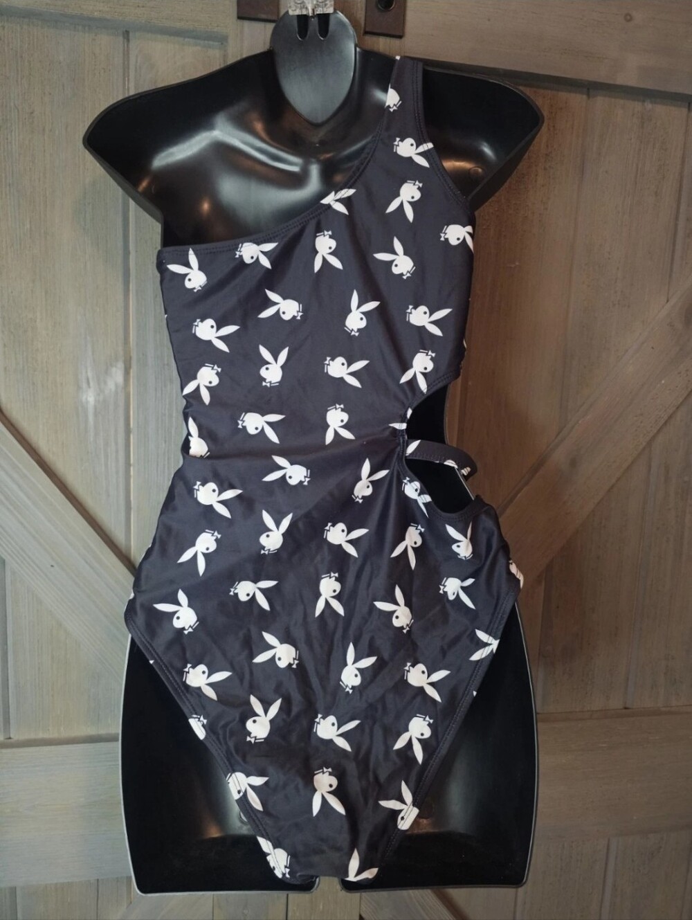 Playboy One Piece Swimsuit sz Medium - Picture 2 of 4